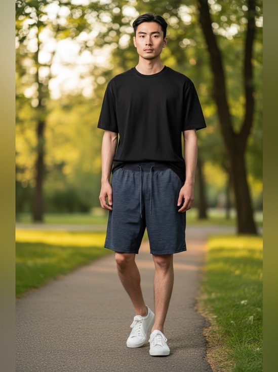 lululemon athletica Other - lululemon athletica Men's Dark Blue Performance Drawstring Shorts